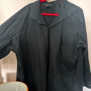 Alfani Black Button-Up Shirt
